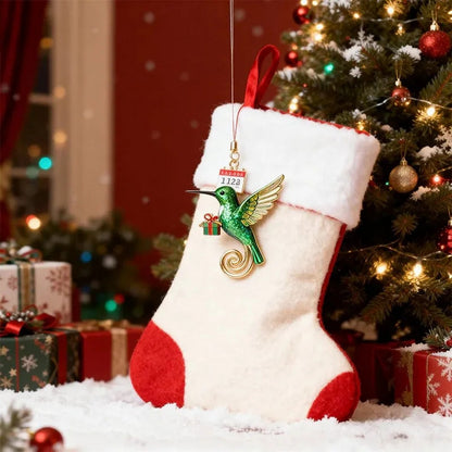 Bird Christmas Advent Calendar with 24 Daily Surprises Xmas Countdown Calendar