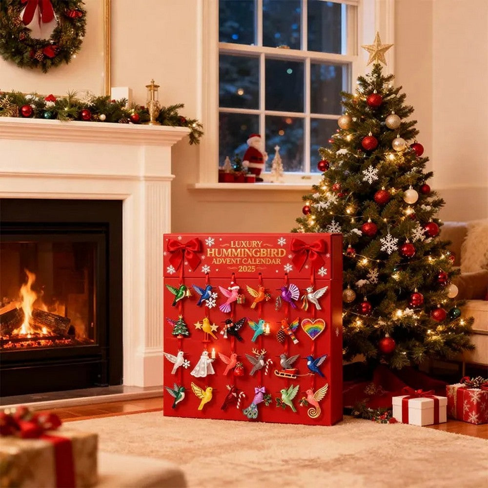 Bird Christmas Advent Calendar with 24 Daily Surprises Xmas Countdown Calendar