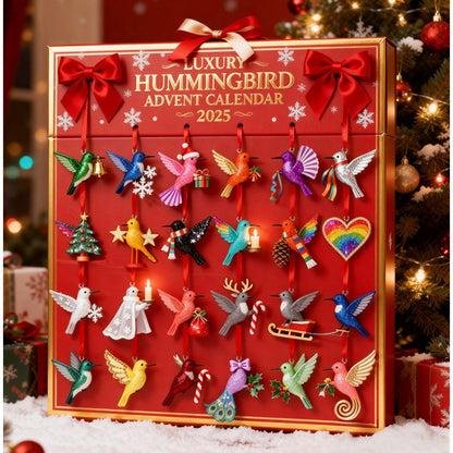 Bird Christmas Advent Calendar with 24 Daily Surprises Xmas Countdown Calendar