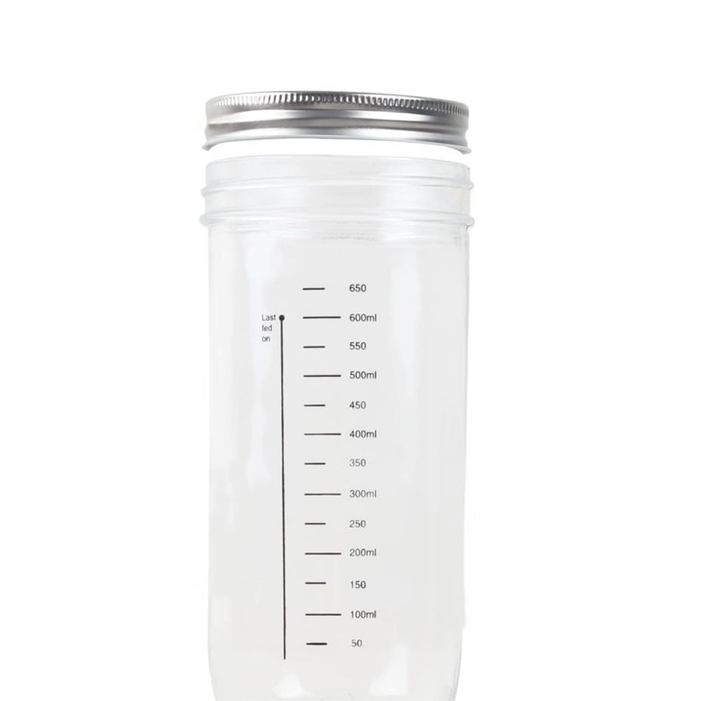 2 X Sourdough Starter Jar Kit with 24 oz Glass Jar Baking Supplies