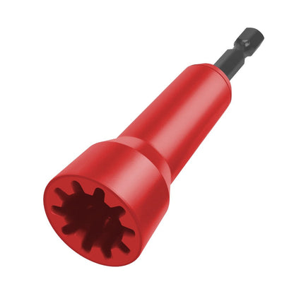 2Pcs Wire Nut Twister Multifunctional Wire Twisting Tool with 1/4 inch Chuck Wire Red