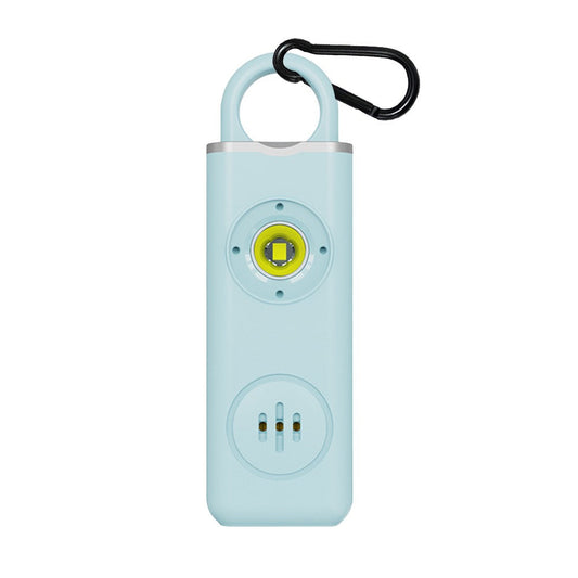 Portable Safe Personal Alarm Device Personal Alarm with LED Light for Girls Women Children Elderly Blue