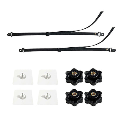 2Pcs Baby Proof Adjustable TV Safety Straps Adhesive Anti Tip Furniture Anchors