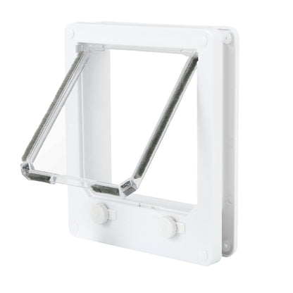 4-Way Safe Lockable  Pet Screen Door Small Dog Cat Flap Pet Door