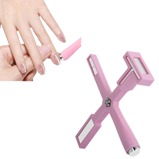 5-in-1 Nail Art Magnet Tool Multi-functional Nail Magnet Pen for Salon Studio or Home Pink