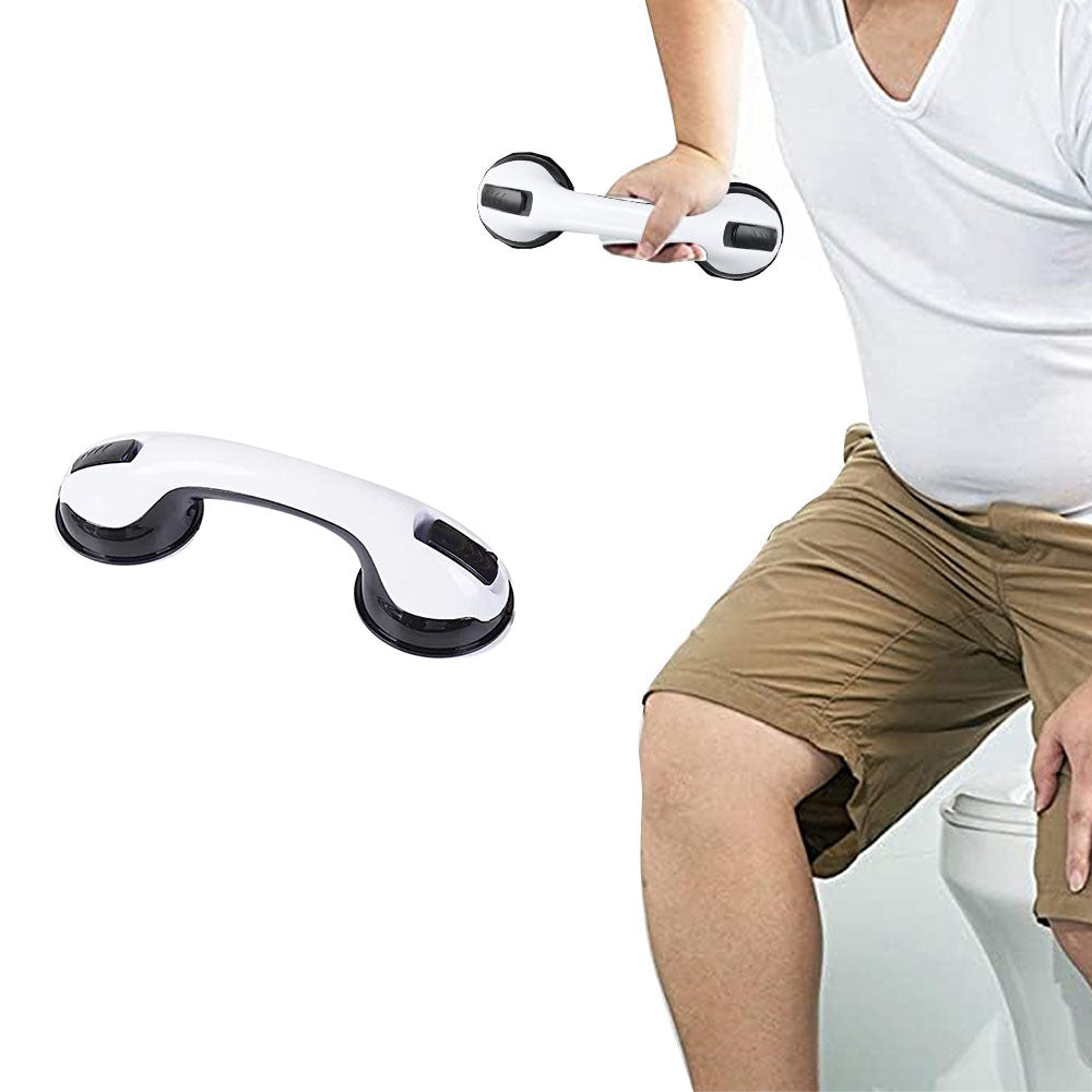 Grab Bars for Showers Suction Cup Handle Bathroom Grab Bar for Seniors Elderly Handicap Children Black