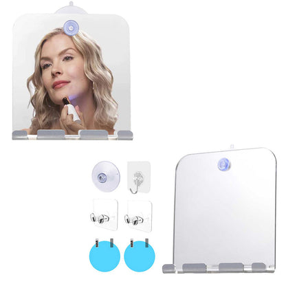 Fogless Shower Mirror Acrylic Shaving Mirror Rectangular