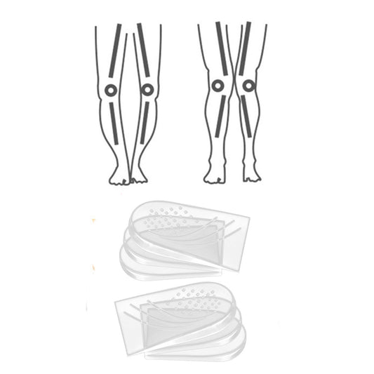 Adjustable Heel Insoles Heel Wedge Corrective Inserts for Over Pronation and Supination