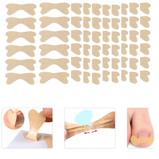 60Pcs Ingrown Toenail Strips Breathable Adhesive Toenail Stickers Patches