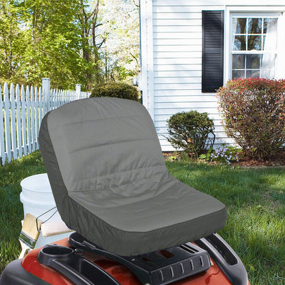Riding Lawn Mower Seat Cover Tractor Seat Cover with Mesh Storage Bag