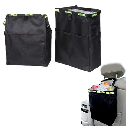 2Pcs Water-Resistant Car Trash Can Car Back Seat Organizer Hanging Garbage Bag