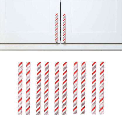 10Pcs Christmas Knob Button Cover Xmas Candy Cabinet Knob Covers for Cabinet Living Room Bedroom