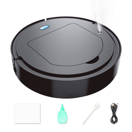 4?ina€? Smart Vacuum Cleaner Wireless Sweeping Robot with UV Cleaning Function Black