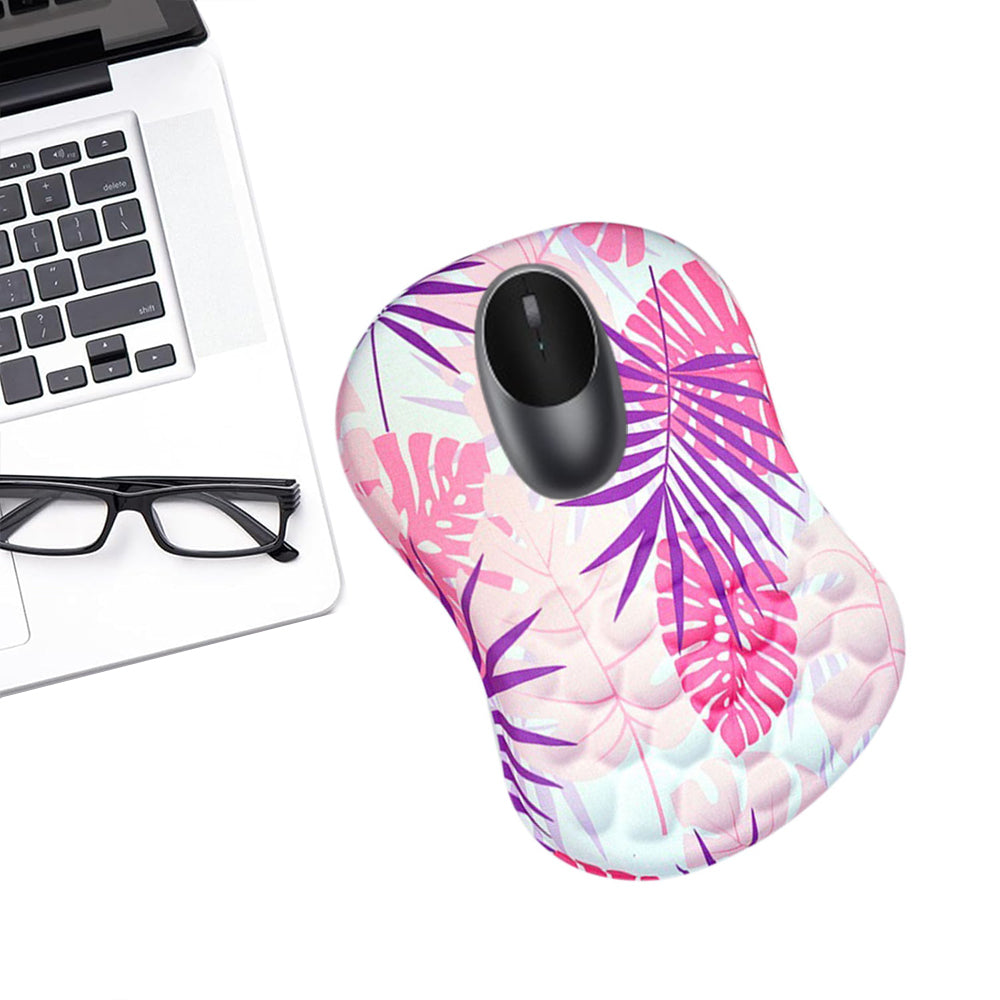 Ergonomic Computer Mouse Pad Memory Foam Wrist Rest Support for Home Office Multicolor&nbsp;Tropics