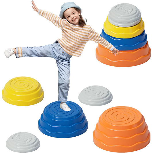 Kids Balance Stepping Stones Set Non-Slip Sensory Integration Toys Foot Tactile Training Kit Style 2