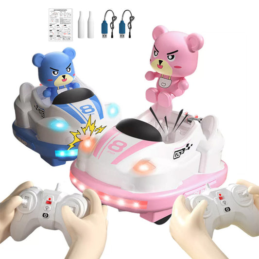 2Pcs Set Remote Control Toy Cars RC Ejecting Bumper Car for Kids Christmas Birthday Present Toys
