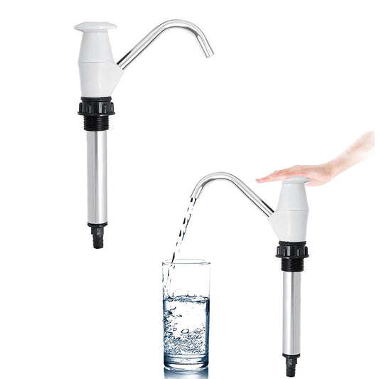 Portable Water Hand Pump Sink Tap Motorhome Camping Trailer Replacement Pumping Tool White