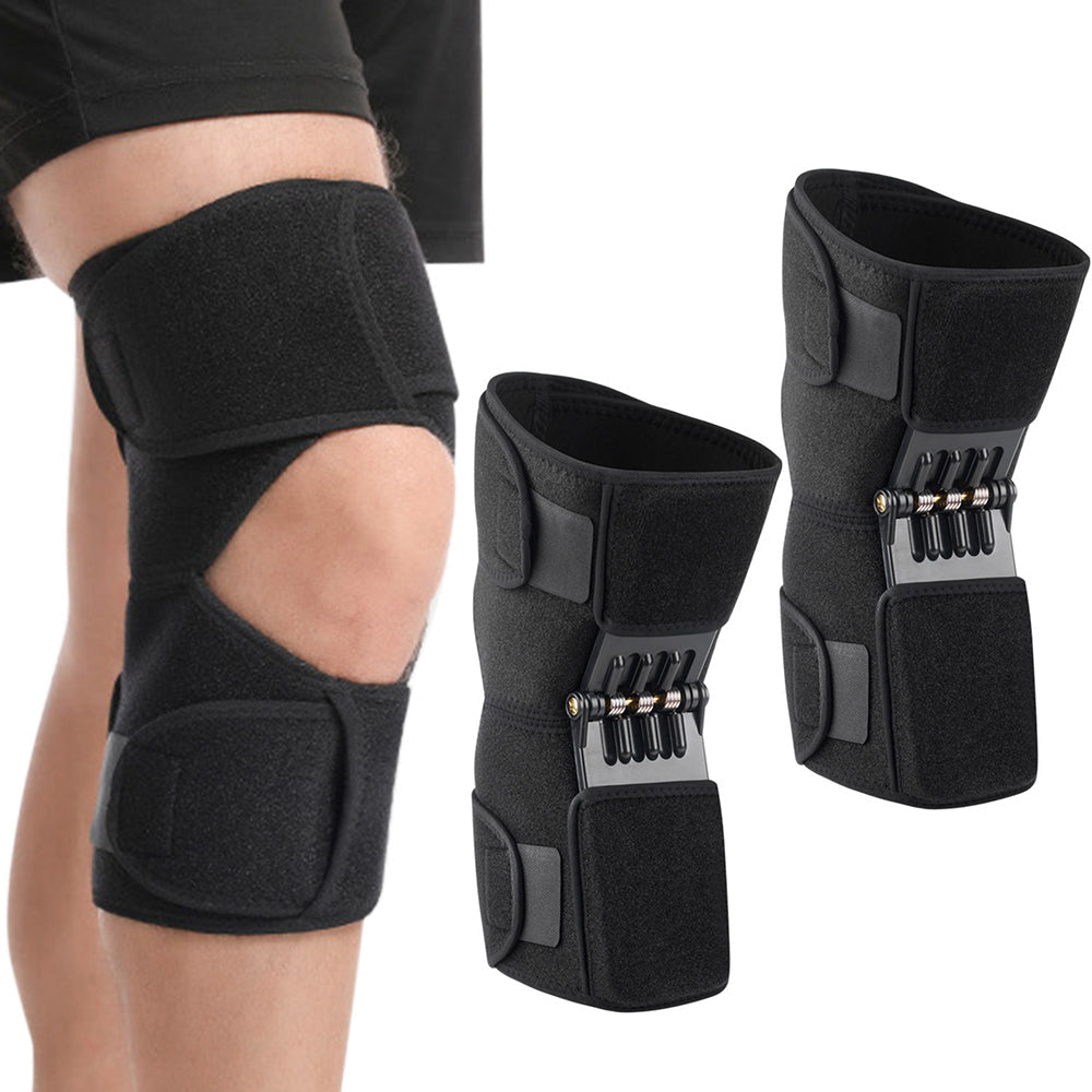 Pair of Adjustable Knee Pads Knee Stabilizer Braces with Springs