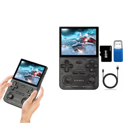 K36 Retro Handheld Game Console 64GB Video Consoles with 16000+ Games Black