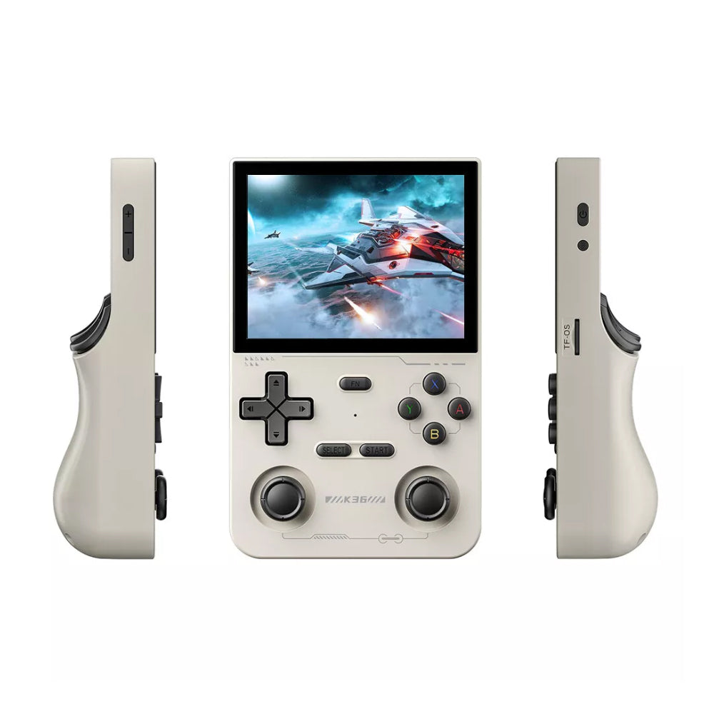 K36 Retro Handheld Game Console 64GB Video Consoles with 16000+ Games White