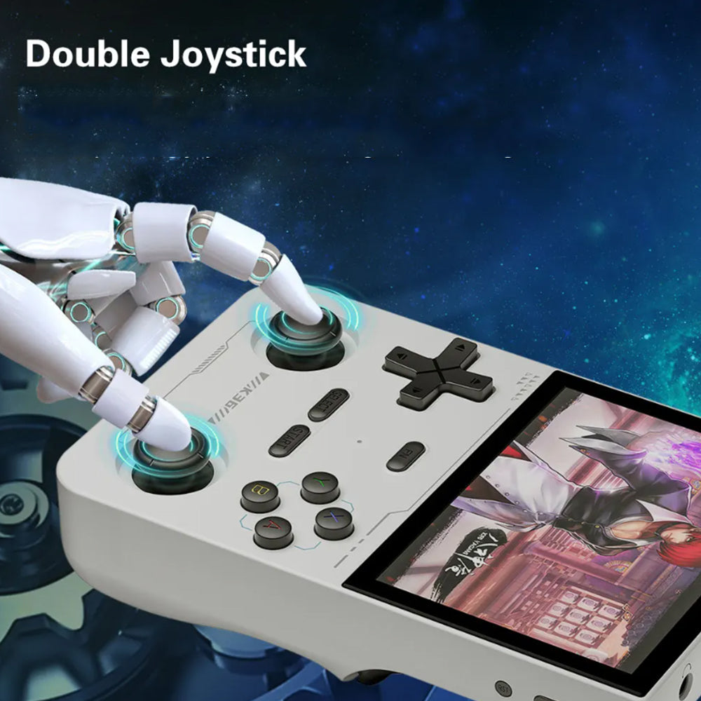 K36 Retro Handheld Game Console 64GB Video Consoles with 16000+ Games White