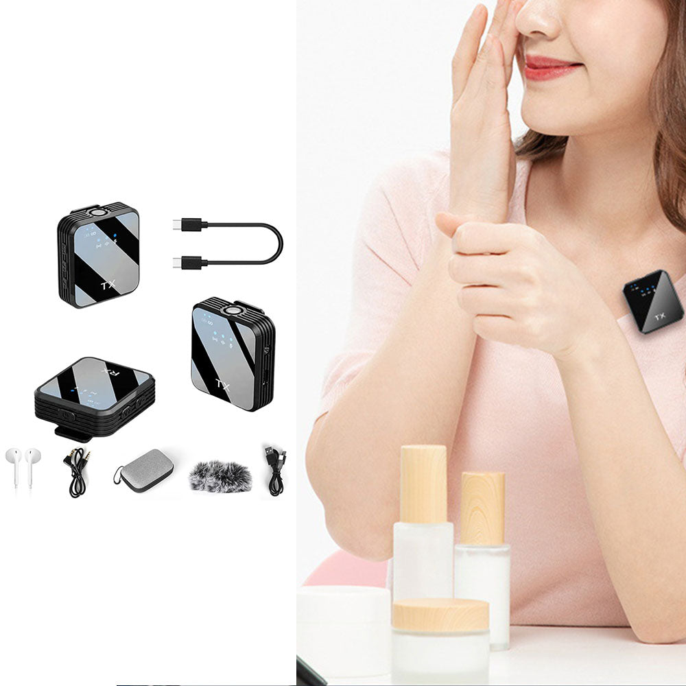 2.4G Wireless Bluetooth Lavalier Microphone for iPhone/Android/Camera Style 2