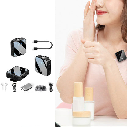 2.4G Wireless Bluetooth Lavalier Microphone for iPhone/Android/Camera Style 2