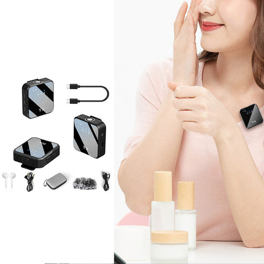 2.4G Wireless Bluetooth Lavalier Microphone for iPhone/Android/Camera Style 2