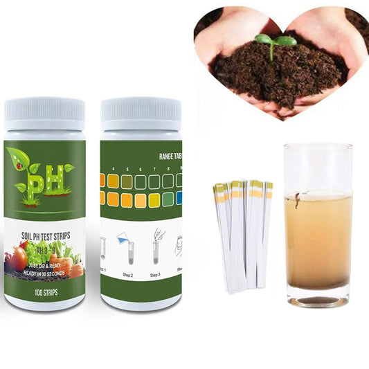 100pcs Set Soil Test for pH Test Easy-to-Use Soil Tester for Garden Lawn Plants Care