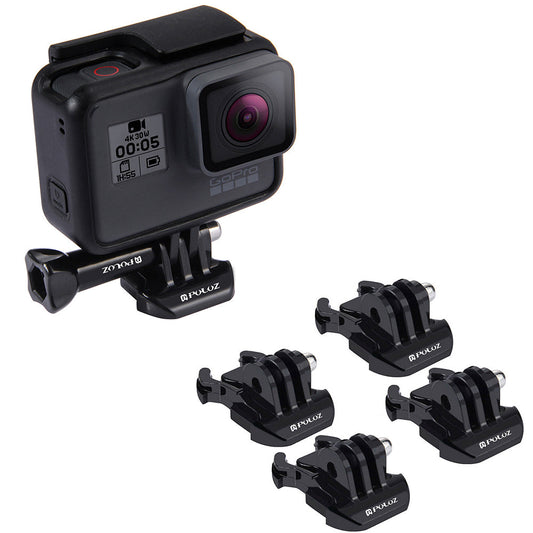 4Pcs Quick Release Buckle Mount Horizontal Surface Buckle Clip for GoPro Hero 13 12 11 10 9 8 7 6 5 4 3 Session