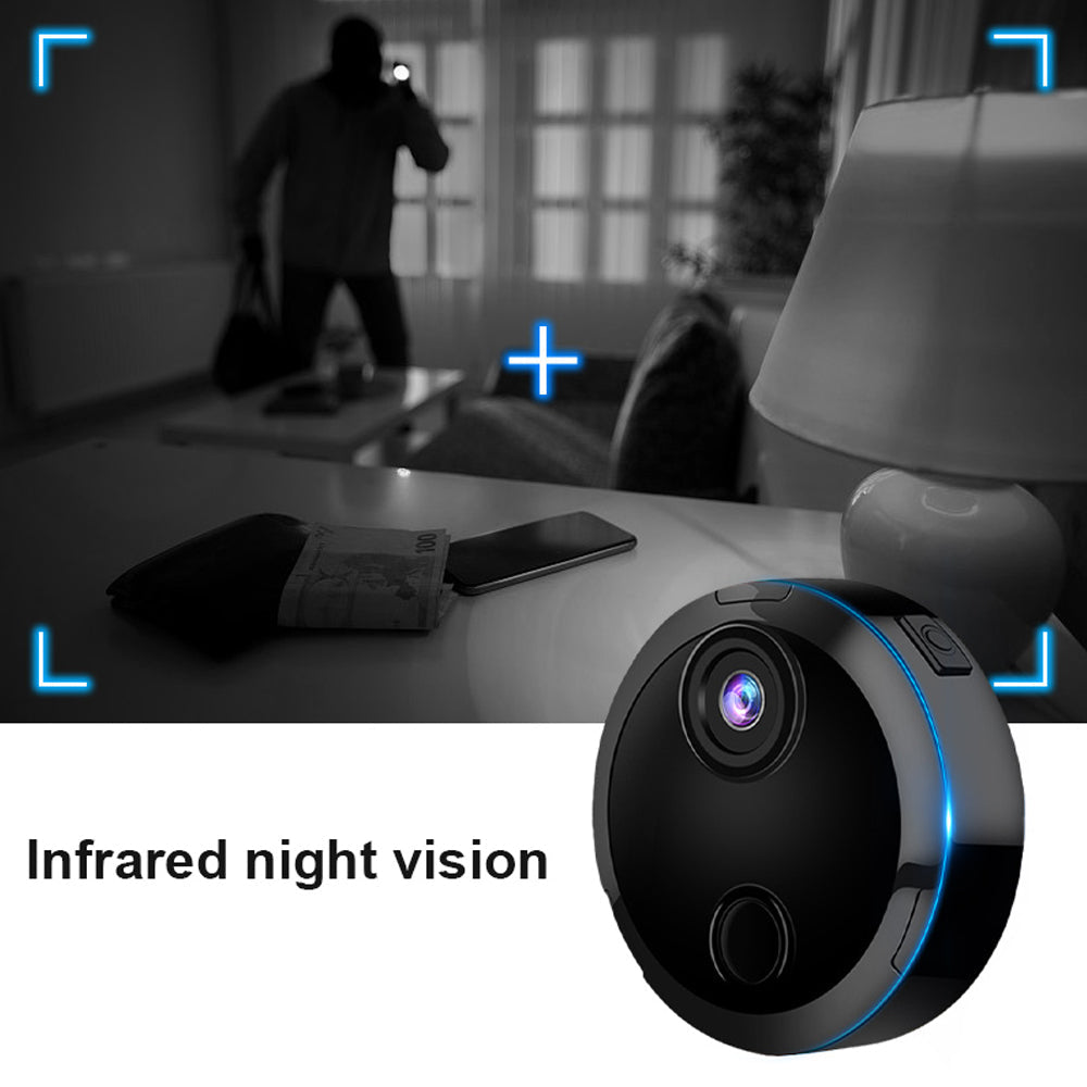 Wireless WiFi Spy Camera Mini  Hidden Camera with Night Vision for Home Security