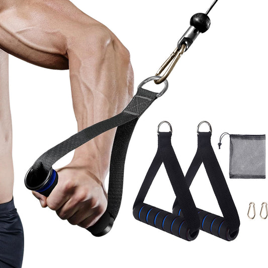 Exercise Handle Fitness Equipment Pull Down Strength Trainer for Pilates Yoga Blue