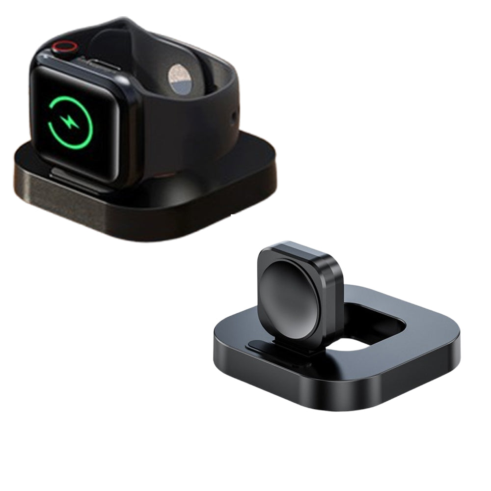For Apple Watch Charging Dock Travel Charger Stand Compatible with Apple Watch Series Black