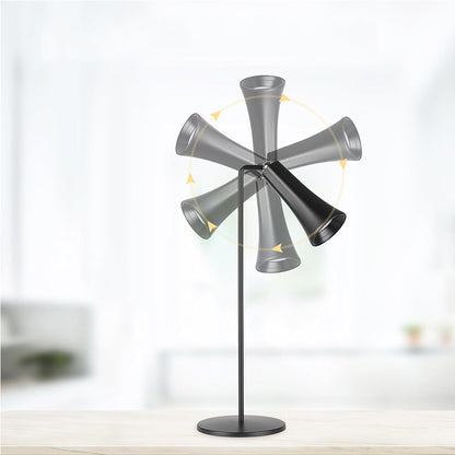 4-in-1 Wireless Touch Control Night Light Multifunctional Desk Lamp Clamp Light Wall Light Emergency Lamp Black