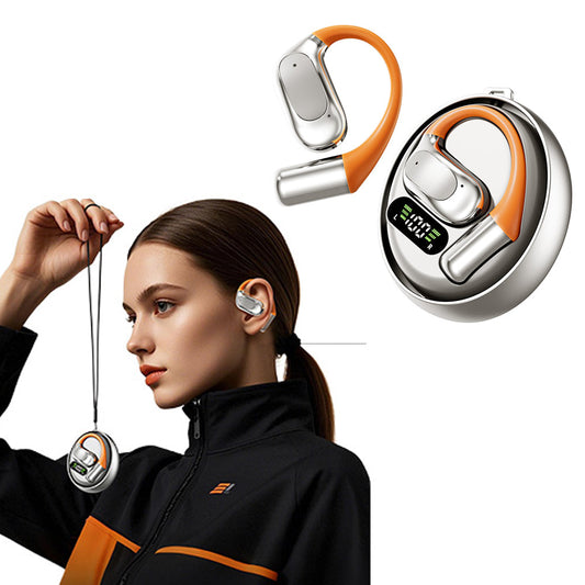 Bluetooth 5.4 Language Translator Earbuds Wireless 144-Language Translation Music Earphones with Charging Case Silver