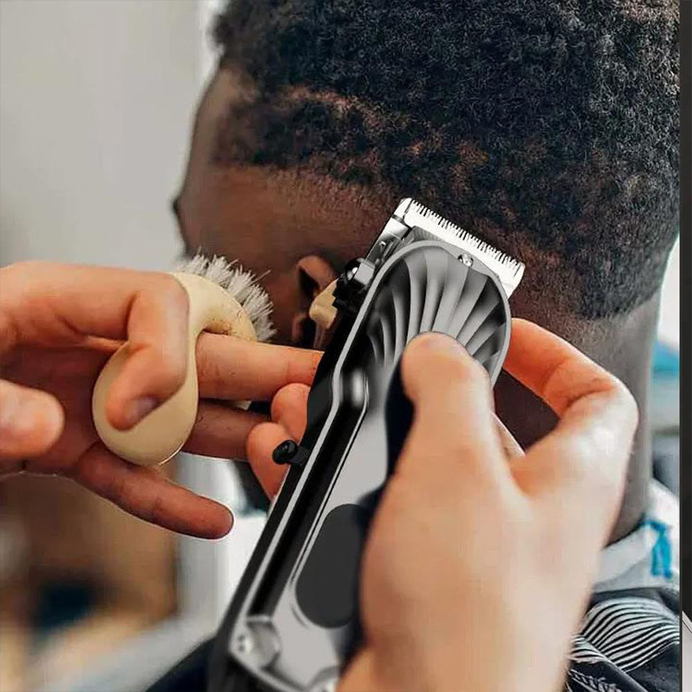 Hair Clippers Beard Trimmer For Men Electric Hair Clipper Set Hair Groomer Kit Black