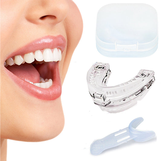 Adjustable Anti-Snore Mouthpiece Stop Snoring Teeth Grinding Mouth Guard Sleeping Aid Transparent