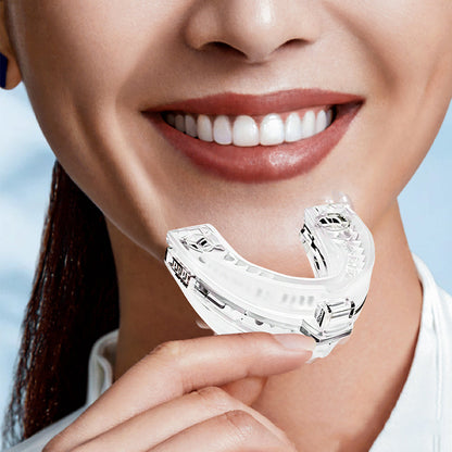 Adjustable Anti-Snore Mouthpiece Stop Snoring Teeth Grinding Mouth Guard Sleeping Aid Transparent
