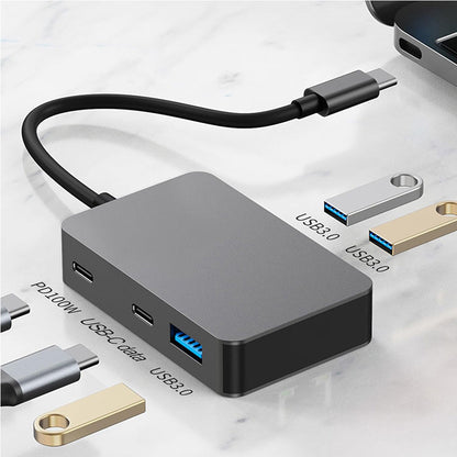 5-in-1 Docking Station Multi-Interface USB-C Hub Adapter