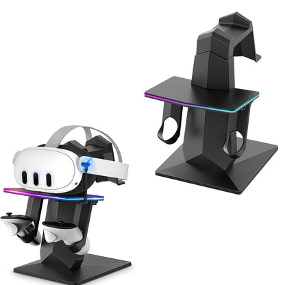 USB Powered RGB Charging Dock Vertical Charging Stand Compatible with Meta Quest 2/ Quest 3/Quest 3S
