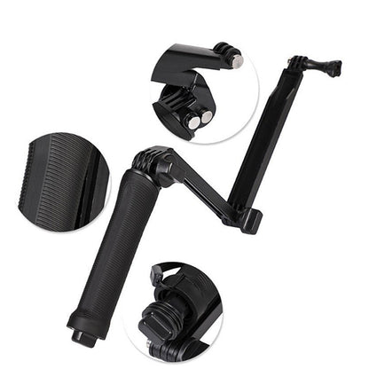 3-Way Folding GoPro Tripod 3-in-1 Selfie Stick Monopod Hand Grip Stand
