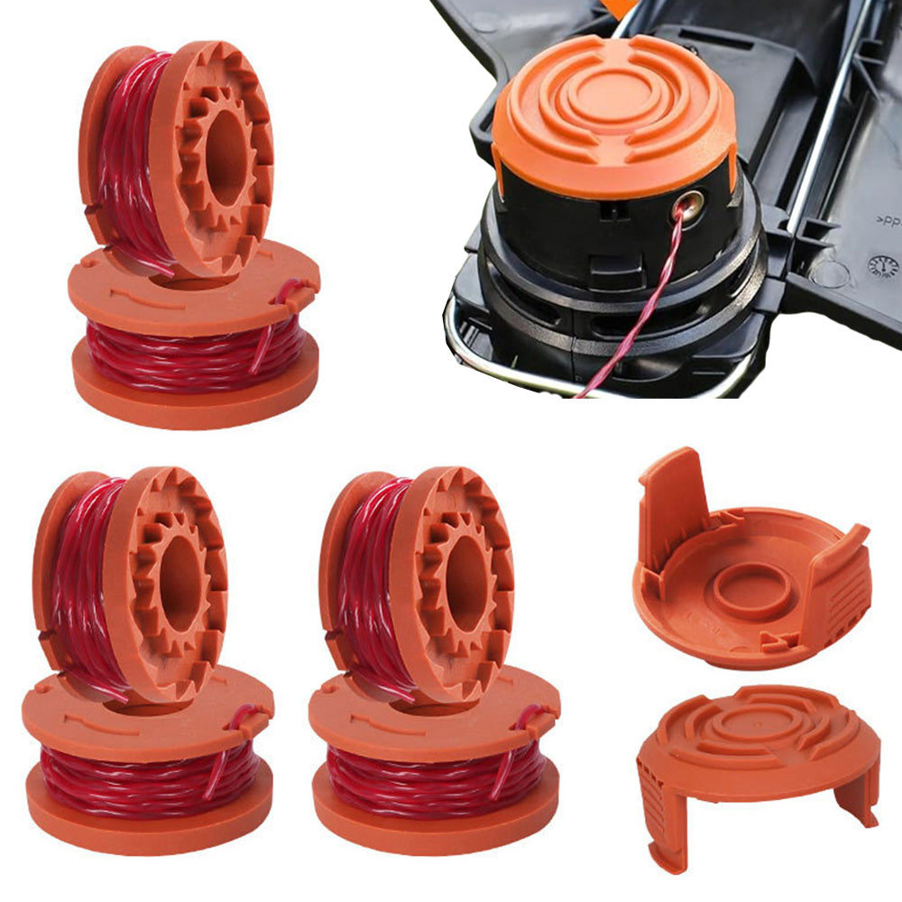 14Pcs Set Replacement Grass Trimmer Line Spool Tools Compatible with WORX Weed Eater