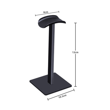 Desktop Headphone Aluminum Stand and Stable Headset Holder Black