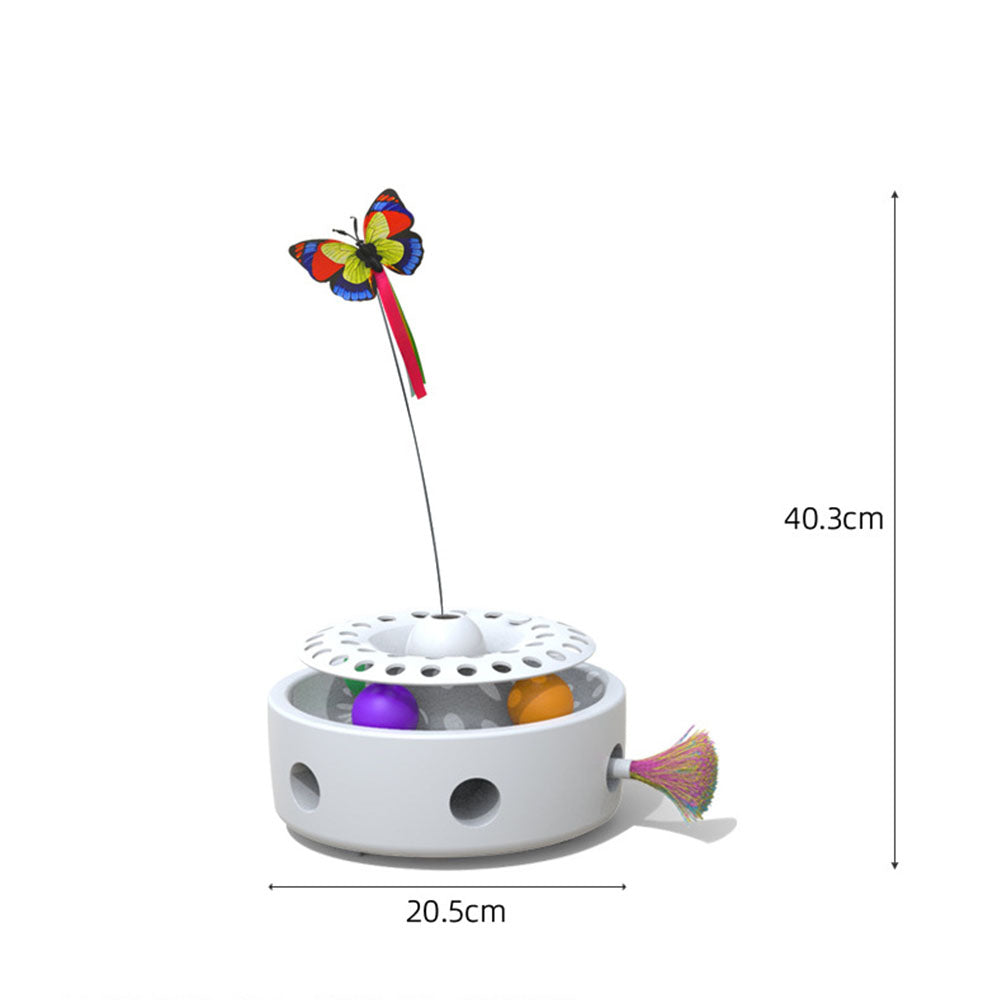 3 in 1 Interactive Butterfly Cat Toy