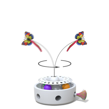 3 in 1 Interactive Butterfly Cat Toy