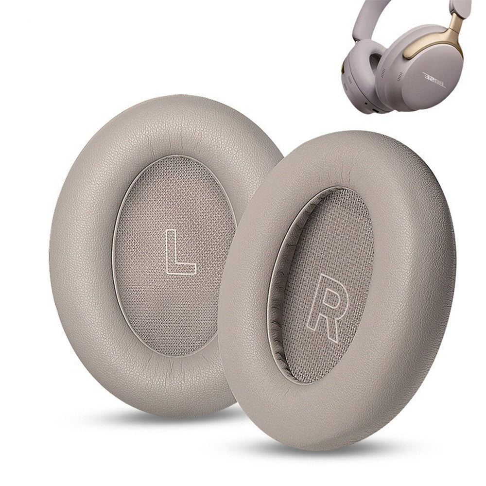 1 Pair Replacement Ear Pads Cushions for Bose QC Ultra Headphones Dune Gray