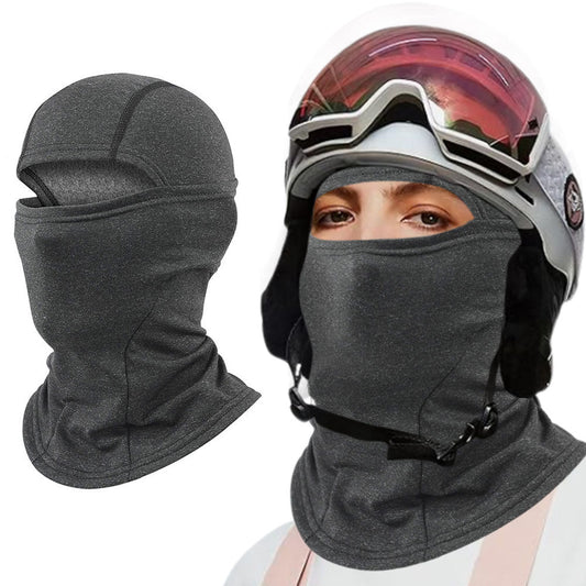 Ski Motorcycle Cycling Balaclava Full Face Windproof Mask for Winter Outdoor Activities Black