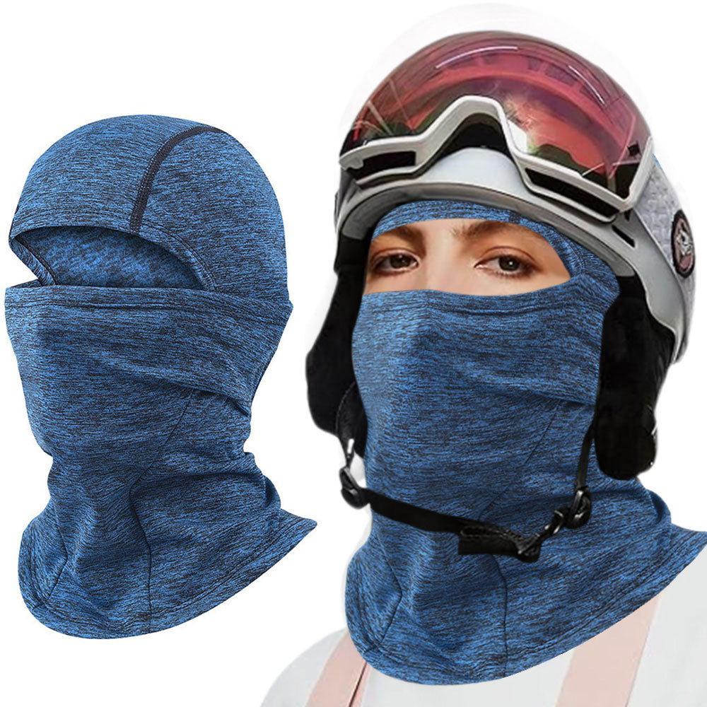 Ski Motorcycle Cycling Balaclava Full Face Windproof Mask for Winter Outdoor Activities Blue