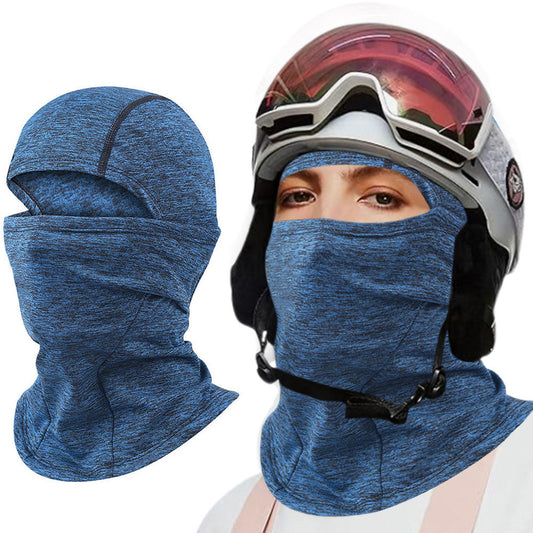 Ski Motorcycle Cycling Balaclava Full Face Windproof Mask for Winter Outdoor Activities Blue