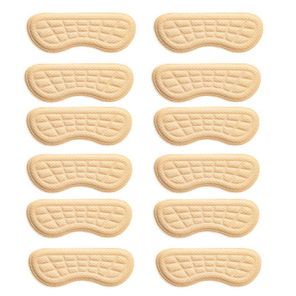 6 Pairs of Anti Wear Heel Protection Pads for Shoes Cushions Heel Liners Grips Heel Inserts Insoles Cuticolor